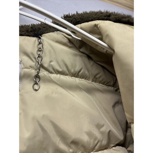 Vintage Comfy Goose Down Puffer Jacket Coat Parka Seattle Men's Large Brown - Picture 7 of 9